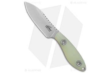 Image of Evans Knives Companion Fixed Blade Knife, 2.875in, CPM 20CV, Drop Point Blade, G-10, Jade Handle, Jade/Gray, 6.00 inch, BHQ-82143