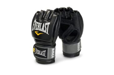 Image of Everlast Pro Style Grappling Gloves, Black, Small/ Medium 545987