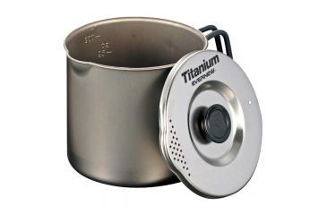 Image of Evernew Titanium Pasta Pot Md Black ECA522