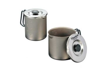Image of Evernew Titanium Pasta Pot-Red-Medium