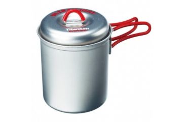 Image of Titanium UltraLight Deep Pot Red-0.6L