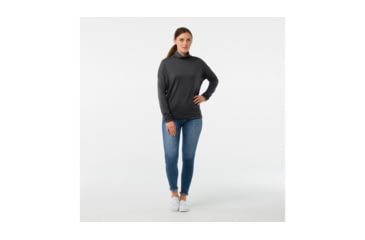 Image of Smartwool Everyday Exploration Drop Shoulder Long Sleeve-Women's, Charcoal, Medium, SW000306003-M