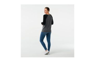 Image of Smartwool Everyday Exploration Long Sleeve Tee-Women's, Charcoal, Small, SW016213003-S