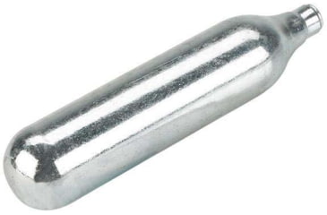 Image of Evike Exclusive 12 Gram CO2 Cartridge for Airsoft and Air Gun, 5 Pack, Silver, Small, CPK06802