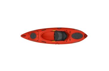 Image of Evoke Paddle Sports Navato 100 Sit In Kayak-Red Hot