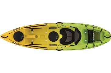 Image of Evoke Paddle Sports Vue 100 Sit On Kayak-Lemon Lime