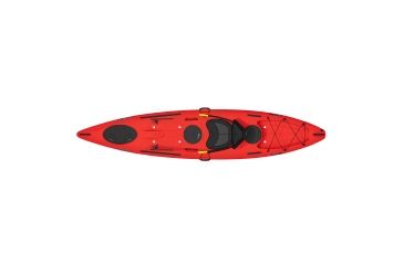 Image of Evoke Paddle Sports Vue 120 Sit On Kayak-Red Hot