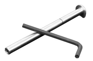 Image of Evolution Gun Works 2-Pieces 6 in Guide Rod 1911, 5.1 in, .326 in, Steel, Stainless, 10420