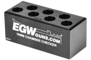 Image of Evolution Gun Works Ammo Chamber Checker 10mm 7-hole, Black, 70135