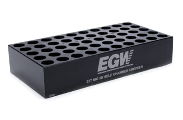 Image of Evolution Gun Works Case Gauge Ammo Checker .357 Sig 50-hole, Black, 70125
