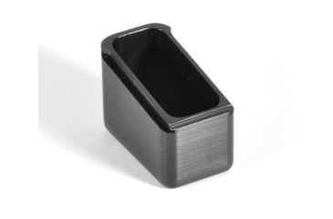 Image of Evolution Gun Works Caspian Hi-Cap Base Pad +2, Aluminum, Black Anodized Finish, 11759