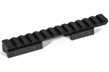 Image of Evolution Gun Works HD Picatinny Scope Mount, CZ 452/CZ 453/CZ 455/CZ 511, Standard Action, 20 MOA, Matte Black Hardcoat, 80912