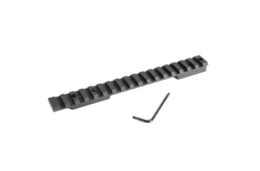 Image of Evolution Gun Works HD Remington 700, 721, 725 / Bergara Premier Long Action 40 MOA Picatinny Rail, Drilled for Number 8 Screws, Black, 80104-8