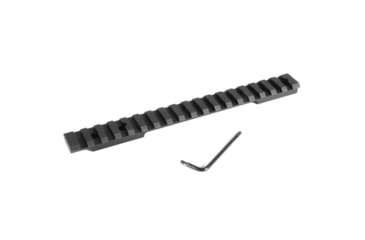 Image of Evolution Gun Works HD Savage Round Back Long Action Picatinny Rail, Drilled for #8-40 Screws, 40 MOA, Black, 80334-8