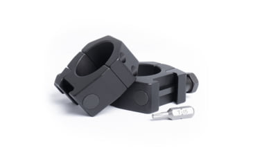 Image of Evolution Gun Works Keystone Series 34mm Tube 1.50in High Ring Set, Black, 62202