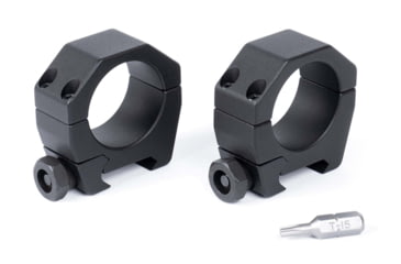 Image of Evolution Gun Works Keystone Series 34mm Tube 1.50in High Ring Set, Black, 62202