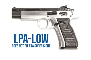 Image of Evolution Gun Works Leupold DeltaPoint Pro Sight Mount, JPoint, Redfield Accelerator, and Optima, LPA-Low Mount, 1.604in, Aluminum, Matte Black Hardcoat, 49403
