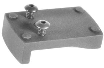 Image of Evolution Gun Works Leupold DeltaPoint Pro Sight Mount, JPoint, Redfield Accelerator, and Optima, Ruger Revolver, 1.604in, Aluminum, Matte Black Hardcoat, 49418