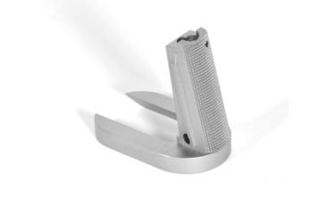 Image of Evolution Gun Works Officers Mainspring Housing Magwell Combo, 1911s, Colt Defender, Stainless Steel, Glass Beaded Finish, Stainless, 11422