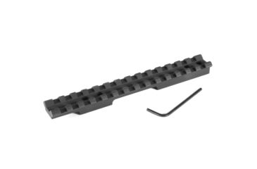 Image of Evolution Gun Works Savage 93 w/ 1-5/8 in Ejection Port, Undrilled Picatinny Rail Scope Mount 20 MOA, 5.882 in, Aluminum, Matte Black, 41604