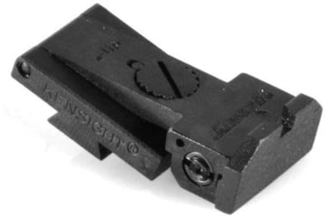 Image of Evolution Gun Works Silverline Adj Rear Sight, Bo-Mar BMCS Cut, Black, 15120