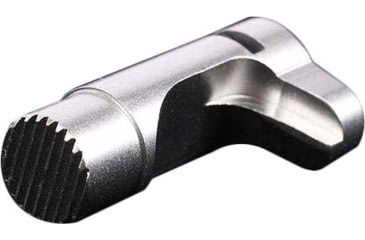 Image of Evolution Gun Works Standard Mag Catch, Machined from Barstock Serrated, Steel, Stainless, 11105