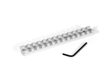 Image of Evolution Gun Works T/C Encore, Omega, Triumph, Impact Picatinny Rail Scope Mount, 0 MOA Ambidextrous, 5.488 in, Aluminum, Silver Anodized Finish, 46901