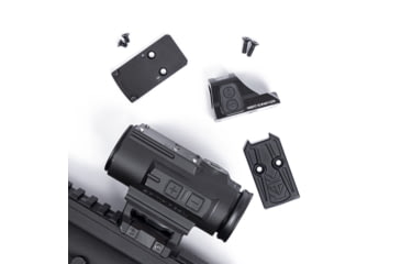 Image of Evolution Gun Works Trijicon RMR Sight for Vortex Spitfire HD Gen II 5x to Trijicon RMR Adapter Plate, Black, 49547