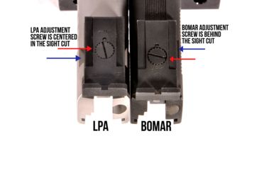 Image of Evolution Gun Works Trijicon RMR Sight Mount for Bomar, 1.780 in, Aluminum, Matte Black Hardcoat, 49512