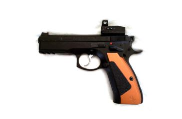 Image of Evolution Gun Works Trijicon RMR Sight Mount, CZ 75, 75 SP-01, Phantom, Shadow, 85, 97B, 97D, P01, PCR and Tristar P120, 1.780in, Aluminum, Matte Black Hardcoat, 49526