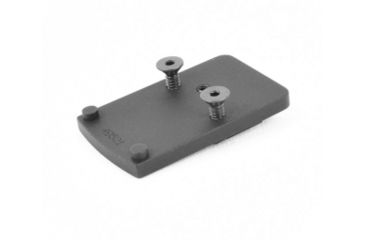 Image of Evolution Gun Works Trijicon RMR Sight Mount for Ruger Auto Mk 1, Mk 2, Mk 3, Mk 4, P85, P90, 1.780 in, Aluminum, Matte Black Hardcoat, 49521