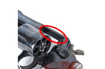 Image of Evolution Gun Works Trijicon RMR Sight Mount for S&amp;W Revolver, 1.780 in, Aluminum, Matte Black Hardcoat, 49519