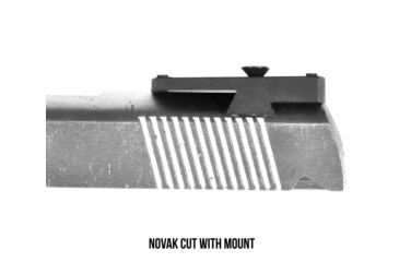 Image of Evolution Gun Works Vortex Razor Mount for Novak, 1.831 in, Aluminum, Matte Black Hardcoat, 49430