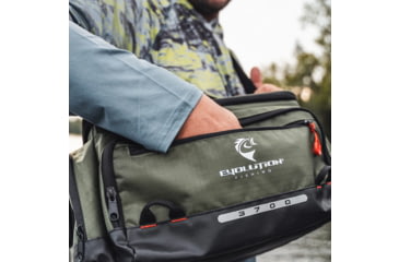 Image of Evolution Outdoor 3700 Smallmouth Tackle Bag, Green, 3700 sz, 34030-EV