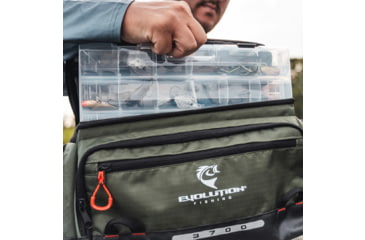 Image of Evolution Outdoor 3700 Smallmouth Tackle Bag, Green, 3700 sz, 34030-EV