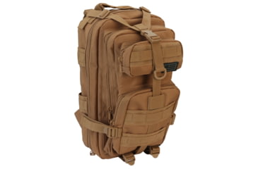 Image of Evolution Outdoor Assault Pack, Tactical Backpack, Polyester, Padded Straps, MOLLE Webbing, Hook and Loop Panel, Coyote