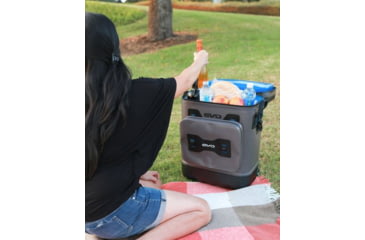 Image of Evolution Outdoor Design EVO Leak Proof Rolling Cooler, Gray/Black, 25qt, 25001-EV