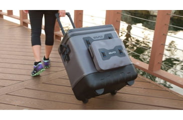 Image of Evolution Outdoor Design EVO Leak Proof Rolling Cooler, Gray/Black, 50qt, 25000-EV