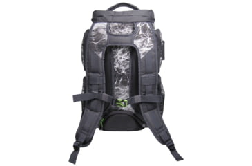 Image of Evolution Outdoor Large Mouth Double Decker Tackle Backpack, Mossy Oak Elements / Grey / White / Green, 18in x 16in x 7.5in, 34002-EV