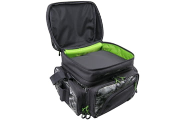 Image of Evolution Outdoor Large Mouth Pro Performance Tackle Bag, Mossy Oak Elements / Grey / White / Green, 13.5in x 16in x 11.50in, 31020-EV