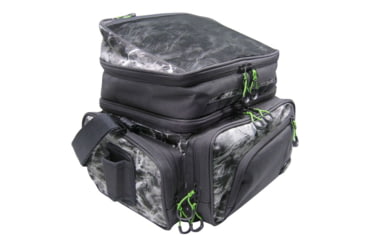 Image of Evolution Outdoor Large Mouth Pro Performance Tackle Bag, Mossy Oak Elements / Grey / White / Green, 13.5in x 16in x 11.50in, 31020-EV