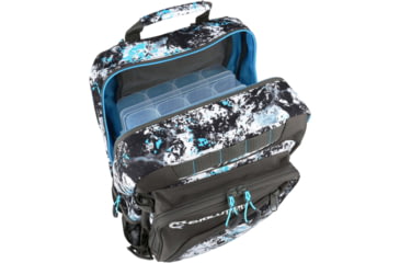 Image of Evolution Outdoor Largemouth 3700 Tackle Backpack, Includes 2 Trays, Quartz Blue, 34023-EV