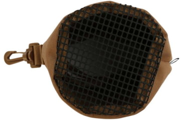 Image of Evolution Outdoor Tactical Brass Bag, Polyester, Rubber Mesh Bottom, Cinch Top, Roll-Up Storage, Coyote