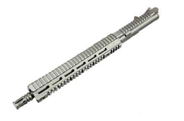Image of Evolve Weapons Systems Assembled Upper Receiver, 12.5in Patrol Gas System, Quad Rail, Black, EWS-UAQ-12P-BLK