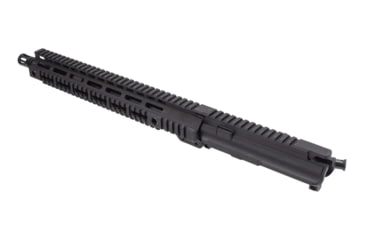 Image of Evolve Weapons Systems Assembled Upper Receiver, 14.5in Mid Length Gas System, Quad Rail, Black, EWS-UAQ-14M-BLK