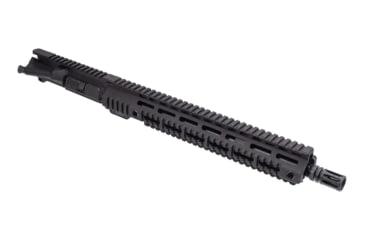 Image of Evolve Weapons Systems Assembled Upper Receiver, 14.5in Mid Length Gas System, Quad Rail, Black, EWS-UAQ-14M-BLK