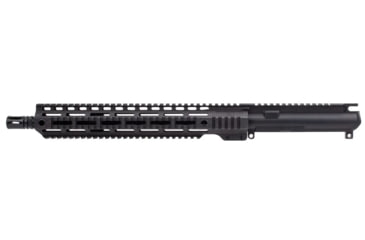 Image of Evolve Weapons Systems Assembled Upper Receiver, 14.5in Mid Length Gas System, Quad Rail, Black, EWS-UAQ-14M-BLK