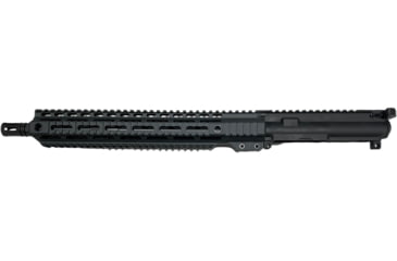 Image of Evolve Weapons Systems Complete Upper Receiver, 12.5in Patrol Gas System, Quad Rail, Black, EWS-UCQ-12P-BLK