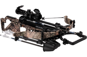 Image of Excalibur Crossbow Suppressor CRT Crossbow, 180lb, 370fps, Mossy Oak Break-Up Country, E16422