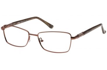Image of Exces Princess 129 Progressive Prescription Eyeglasses, Brown/Marble Frame, EXP129402PR
